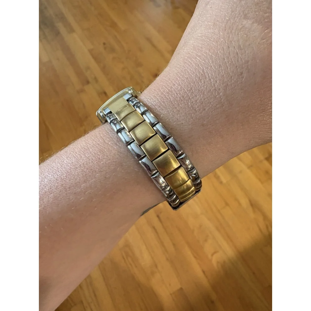 Vintage Giorgio Beverly Hills Two-Tone Quartz Watch – Gold & Silver